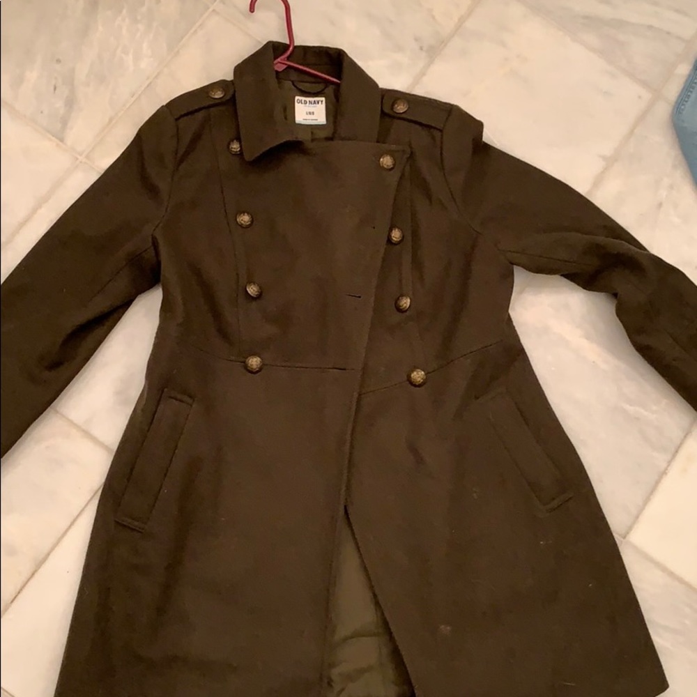 Army green size large old navy coat